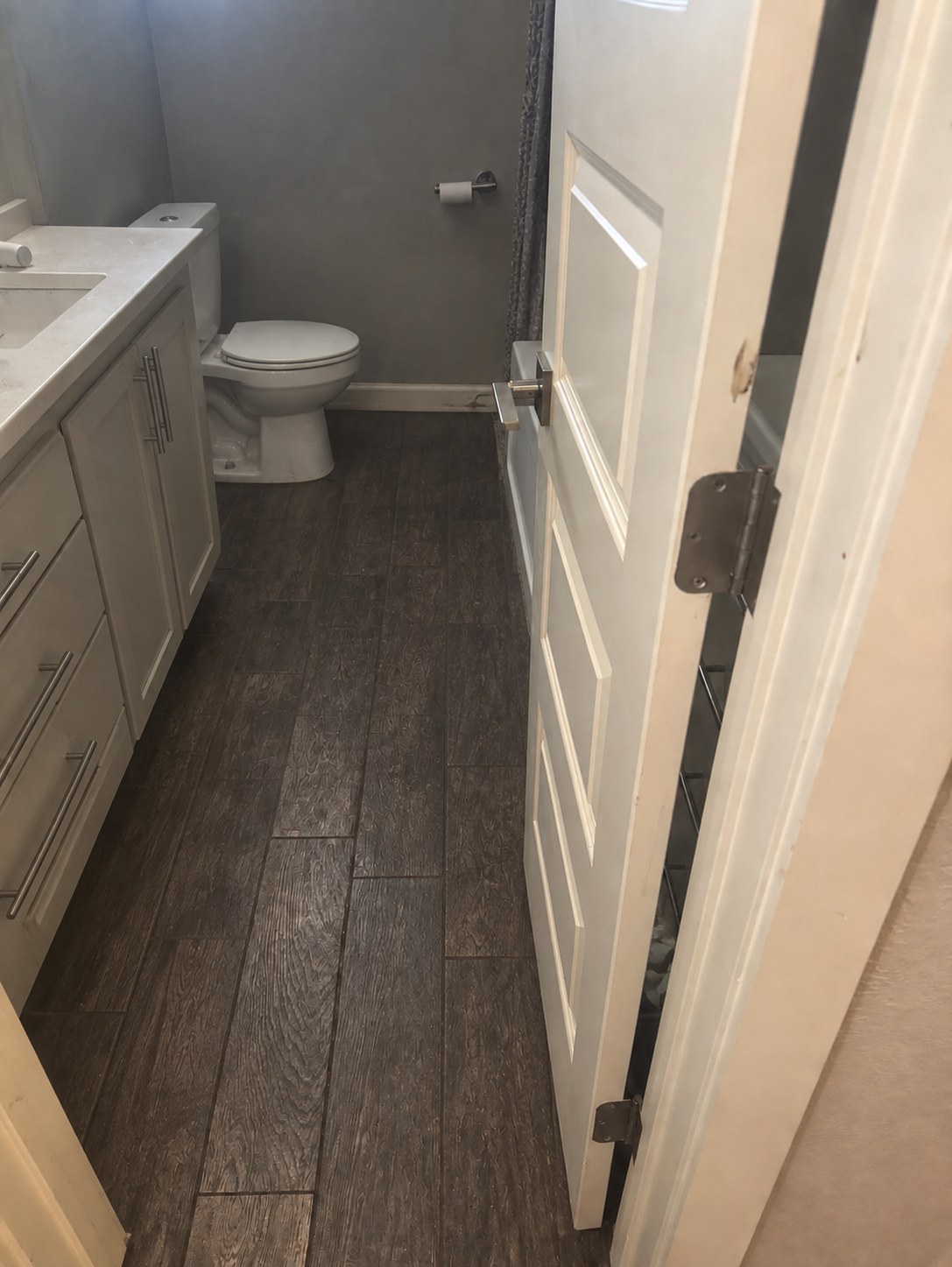 Second bathroom after cleanup